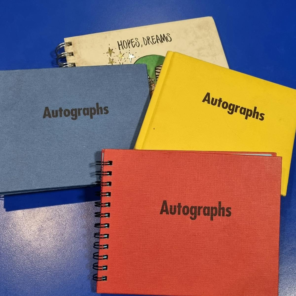 Autograph book owner gets a surprise
