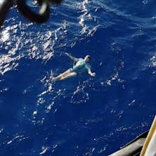 WTF - German yachtsman inflates jeans to survive 3 hours in sea