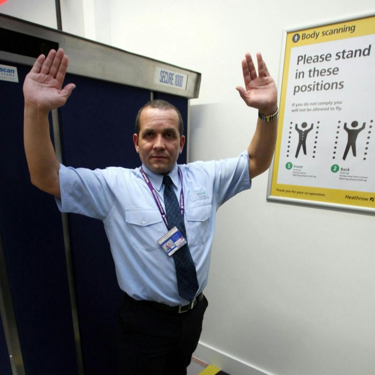 Why did you get stopped at airport security?